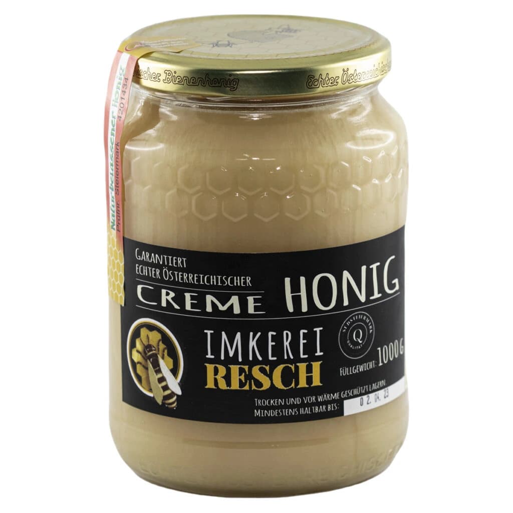 Cremehonig 1000g Imkerei Resch