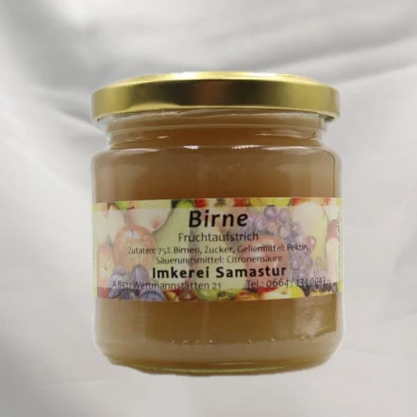 Fruchtaufstrich Birne