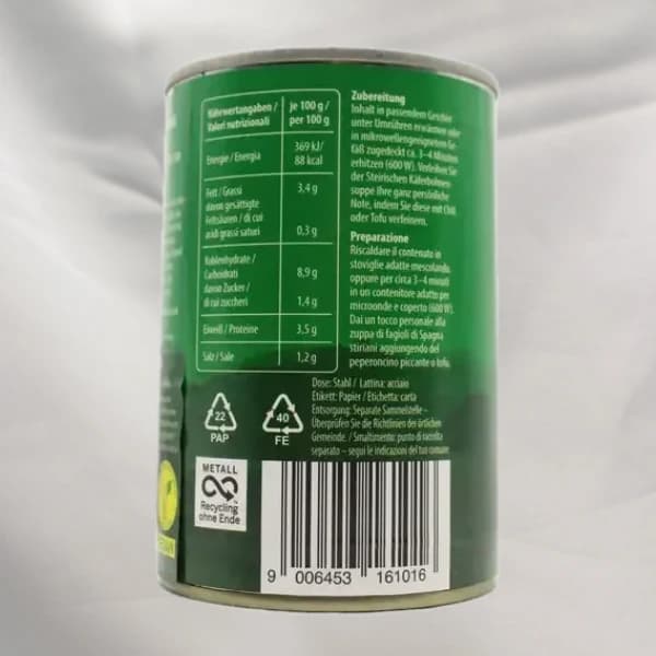 Käferbohnensuppe 300g