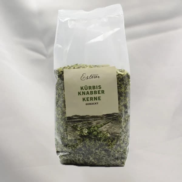 Kürbis Knabber Kerne gehackt