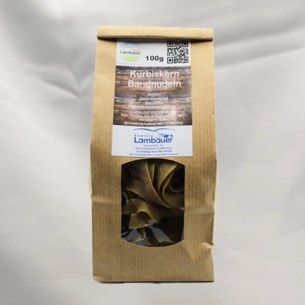 Kürbiskern Bandnudeln 100g