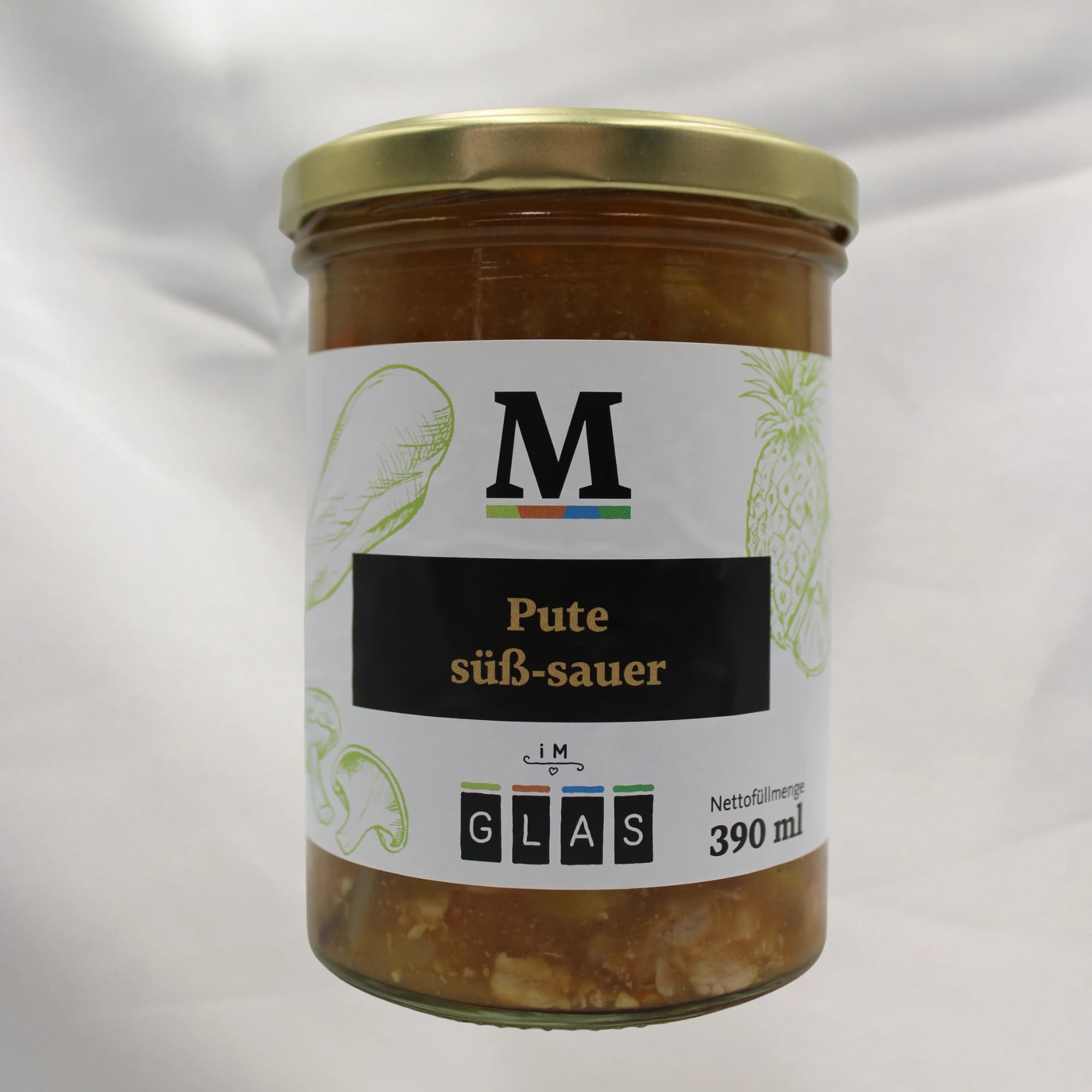 Pute Süß Sauer im Glas