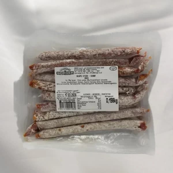 Salami Sticks scharf 10 Stück